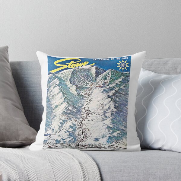 Item preview, ✨Stowe – Ski Capital of the East ✨ (Vintage Trail Map Edition) designed and sold by WheelieGdArt.