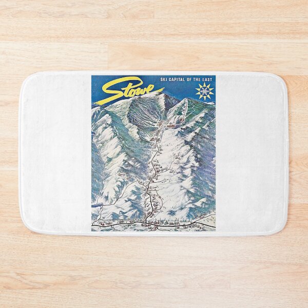 Item preview, ✨Stowe – Ski Capital of the East ✨ (Vintage Trail Map Edition) designed and sold by WheelieGdArt.