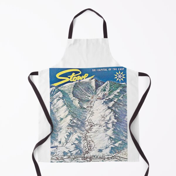 Item preview, ✨Stowe – Ski Capital of the East ✨ (Vintage Trail Map Edition) designed and sold by WheelieGdArt.