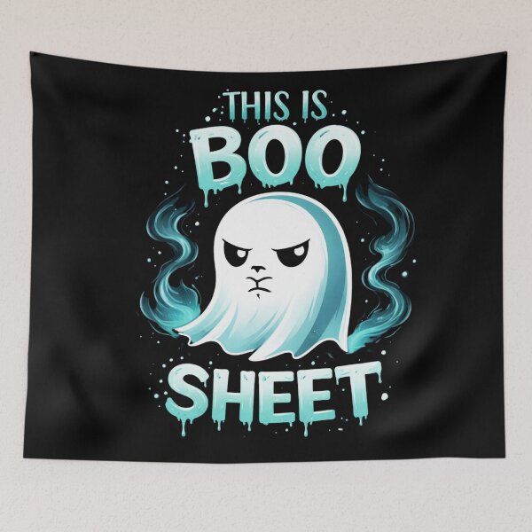 Item preview, This Is Boo Sheet Ghost designed and sold by TextAura™.