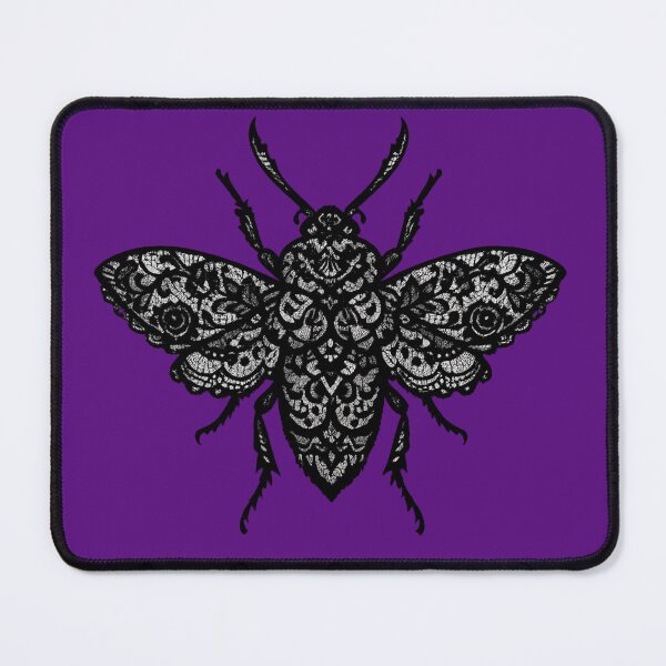 Item preview, Lepidopteran Form Interpreted Through Black Lace and Symmetry designed and sold by Mouraludia.