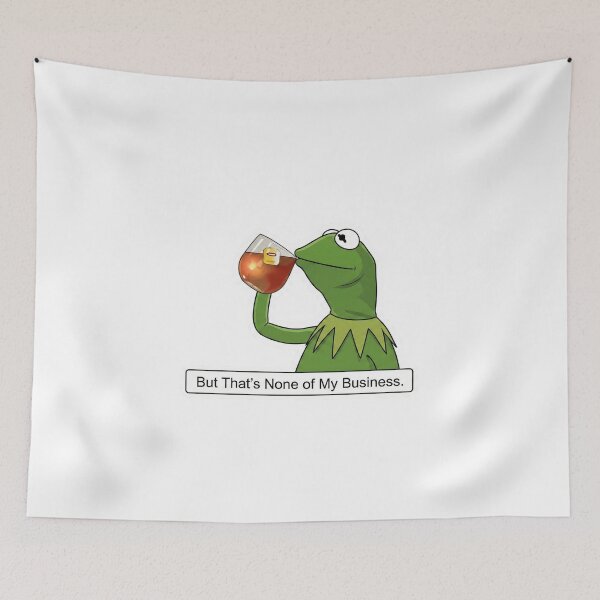 Item preview, Kermit - not my business designed and sold by SiksisArt.
