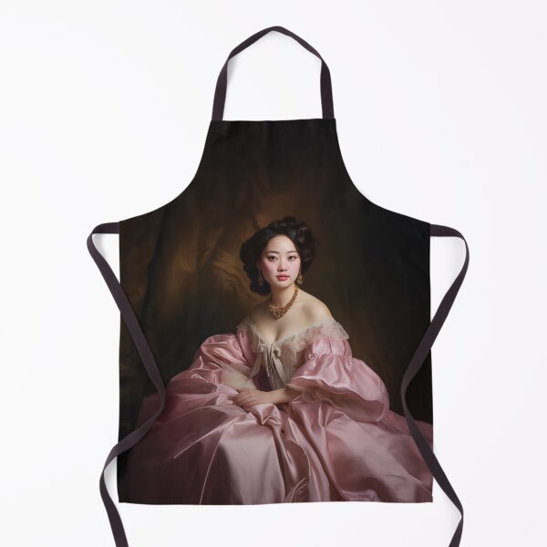 Item preview, Elegant Asian Renaissance Portrait | Classical Art Reimagined designed and sold by bingsoobookclub.