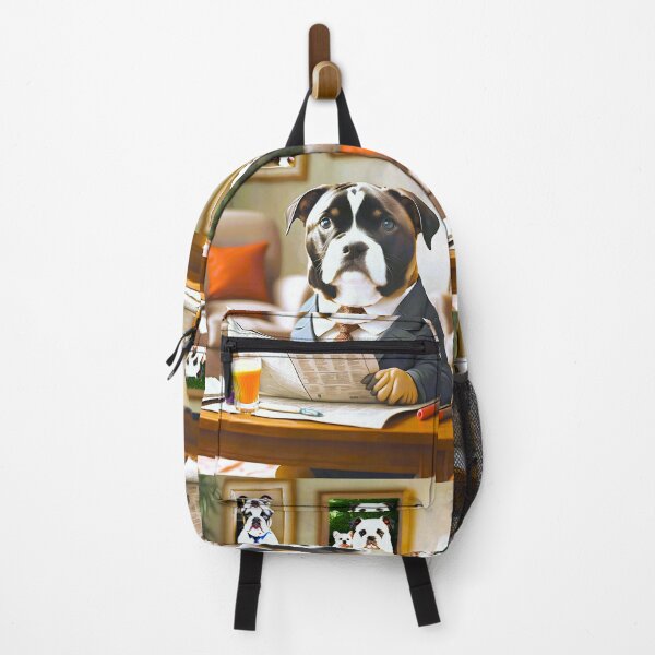 Item preview, Dog reading a newspaper designed and sold by Creative Visualize.