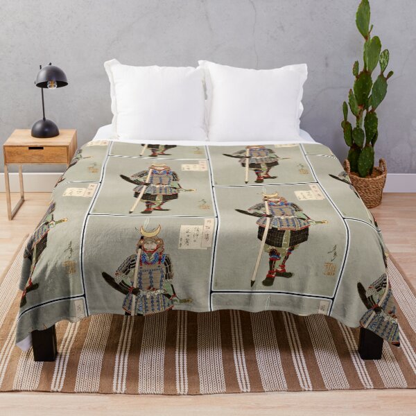 Item preview, Moonlit Warrior Ukiyo-e Print designed and sold by mad-bull.