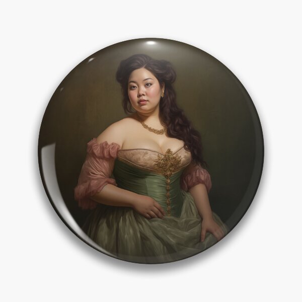 Item preview, Romantic Asian Renaissance Portrait | Soft Classical Fine Art designed and sold by bingsoobookclub.