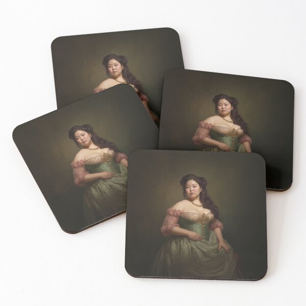 Item preview, Romantic Asian Renaissance Portrait | Soft Classical Fine Art designed and sold by bingsoobookclub.