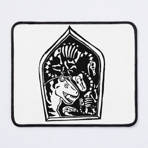 Item preview, Carnotaurus Stained Window Motif designed and sold by Goblin & Dwarf.