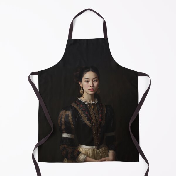 Item preview, Regency-Inspired Asian Portrait | Romantic Classical Woman Art designed and sold by bingsoobookclub.