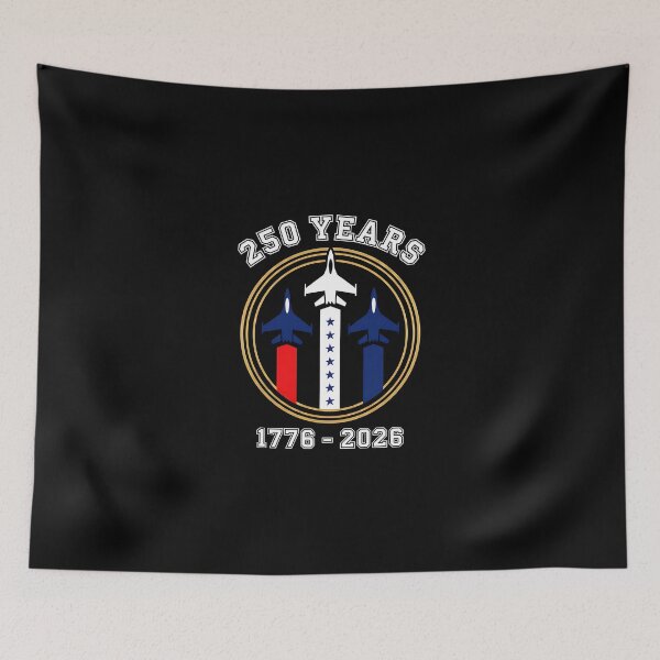 Item preview, 250 Years 1776-2026 USA Flag Fighter Jets 250th Birthday designed and sold by heymbe.