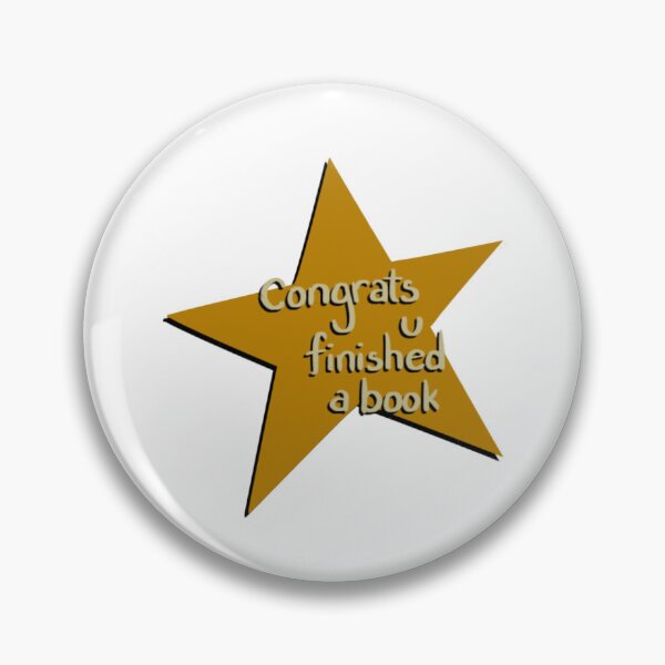 Item preview, Congrats U Finished a Book Star designed and sold by aceausborn.