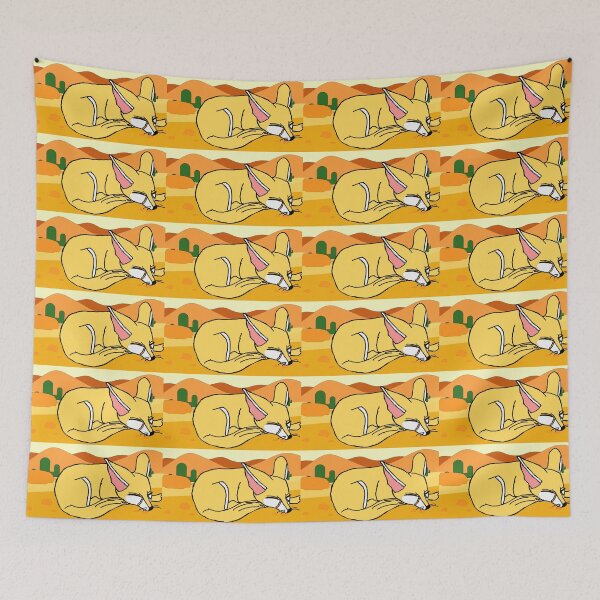 Item preview, Fennec fox Rest designed and sold by icedragonart77.