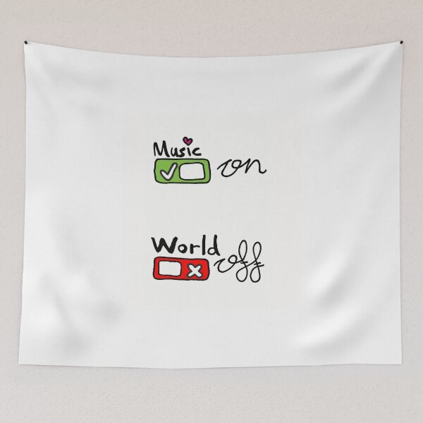 Item preview, Music: ON, world: OFF designed and sold by fideskizal.