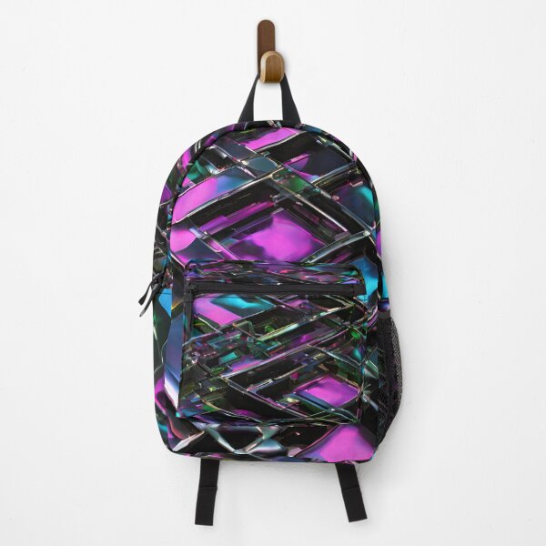 Item preview, Interlocking Hypergrid in Cyberpunk Cityscape designed and sold by mxztar.