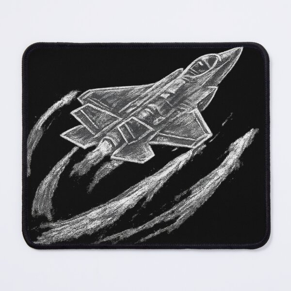 Item preview, Chalk Sketch of F-35 Stelth Jet designed and sold by optimusprime39.