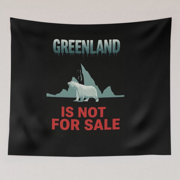 Item preview, Greenland Sovereignty Polar Bear Arctic Art designed and sold by julissa9474.