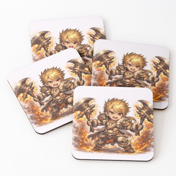 Item preview, Fierce Berserker Chibi Warrior Character designed and sold by jgvisualarts.