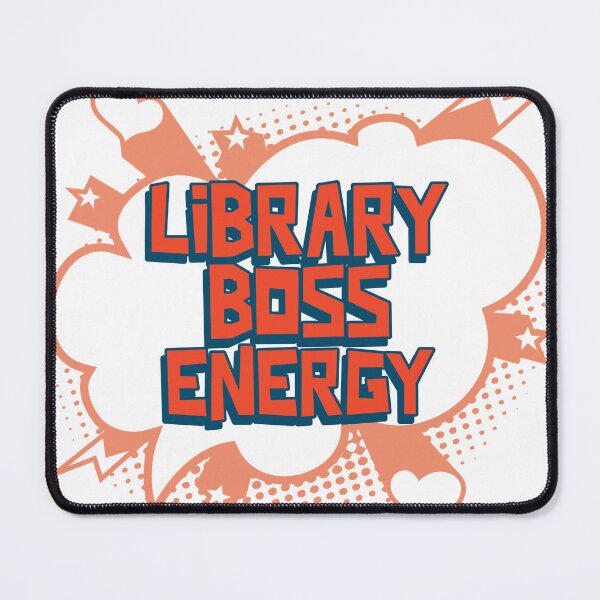 Item preview, Library Boss Energy for book lovers and library goers designed and sold by Wei Tees.