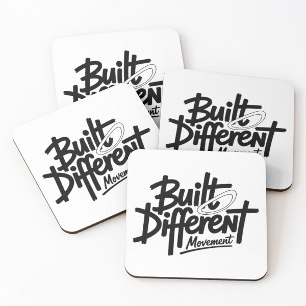 Item preview, Built Different – Unstoppable Mindset Typography Design designed and sold by NewUSShop.
