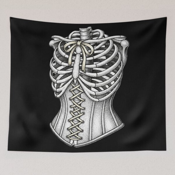 Item preview, Thoracic Cage Reconfigured as a Laced Bodice designed and sold by Mouraludia.
