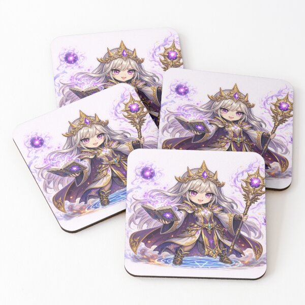 Item preview, Dark Sorceress Chibi Mage Character designed and sold by jgvisualarts.
