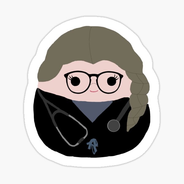 Doctor Mel King Squish Toy Sticker