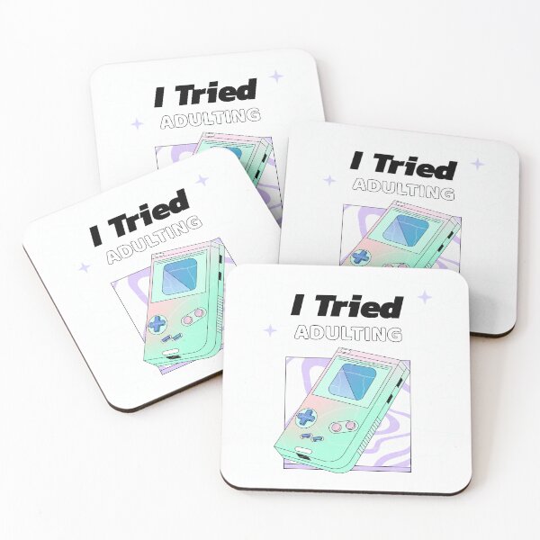 Item preview, I Tried Adulting Retro Funny Quotes designed and sold by Kidult Minds.