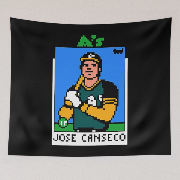 Item preview, Jose Canseco Oakland A'S Pixel Baseball Tribute designed and sold by niladri2020.
