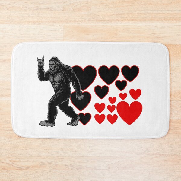 Item preview, Rock On Bigfoot Valentine Hearts T-Shirt designed and sold by LashondaGreen89.