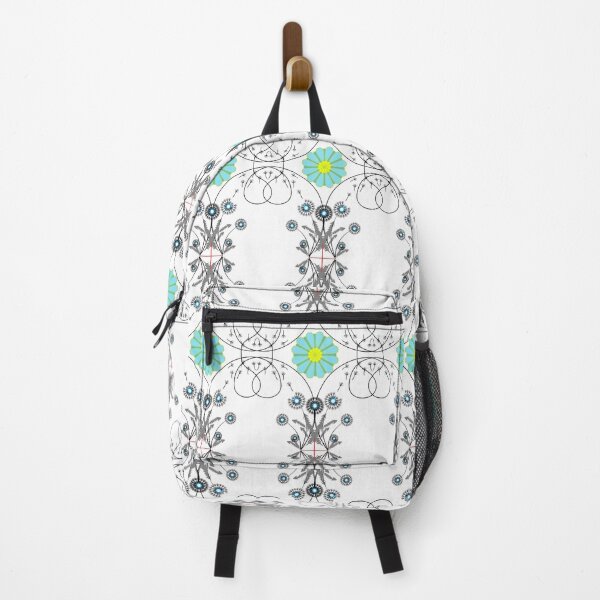 Item preview, Minimalist Dandelion & Teal Floral Seamless Pattern designed and sold by Mimick-deco.
