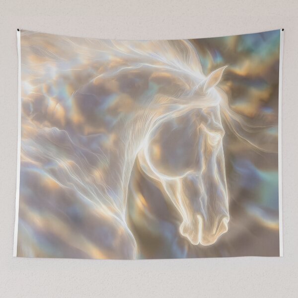 Item preview, Ethereal Bright Colorful Horse Motif (image size 7840x11680) designed and sold by Digital-Davinci.