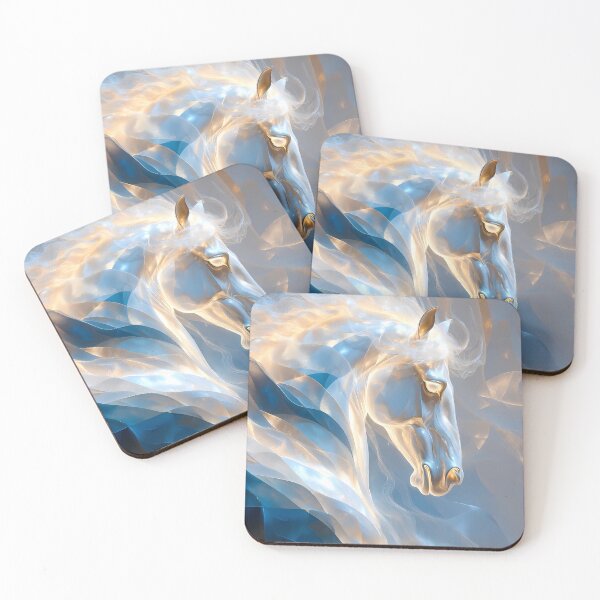 Item preview, Ethereal Bright Colorful Horse Motif (image size 7840x11680) designed and sold by Digital-Davinci.