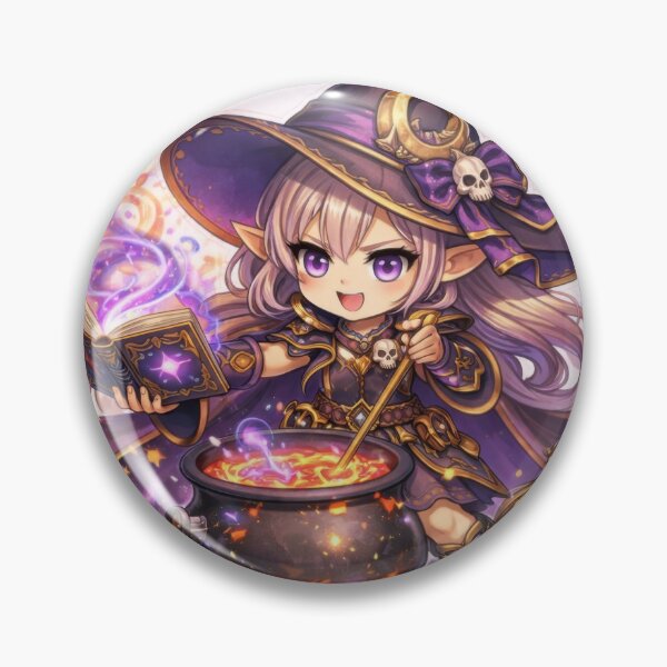 Item preview, Halloween Witch Chibi Character designed and sold by jgvisualarts.