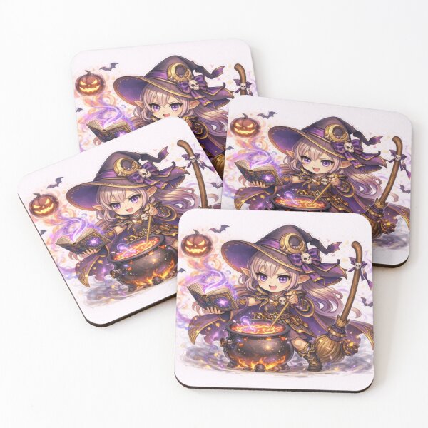 Item preview, Halloween Witch Chibi Character designed and sold by jgvisualarts.
