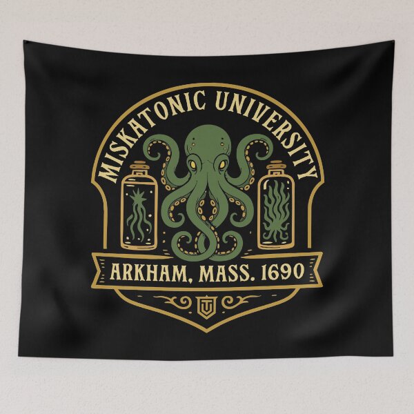Item preview, School Emblem Miskatonic University Retro Emblem designed and sold by pixeptional.