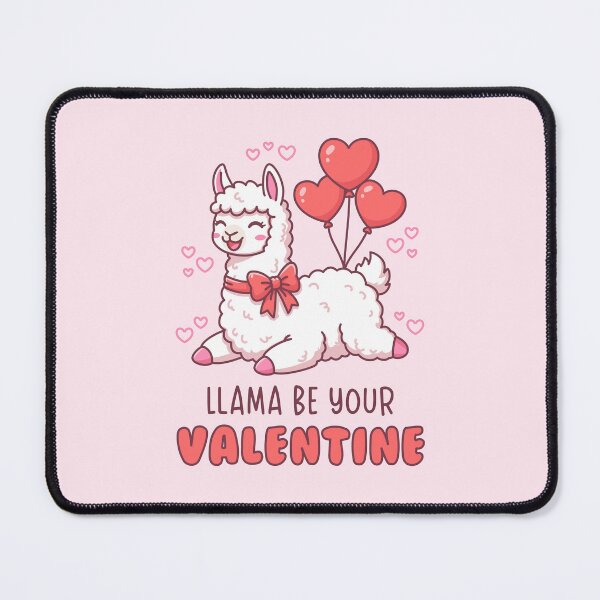 Item preview, Llama Be Your Valentine - Cute Llama Valentine Pun Illustration designed and sold by Brogress Project.