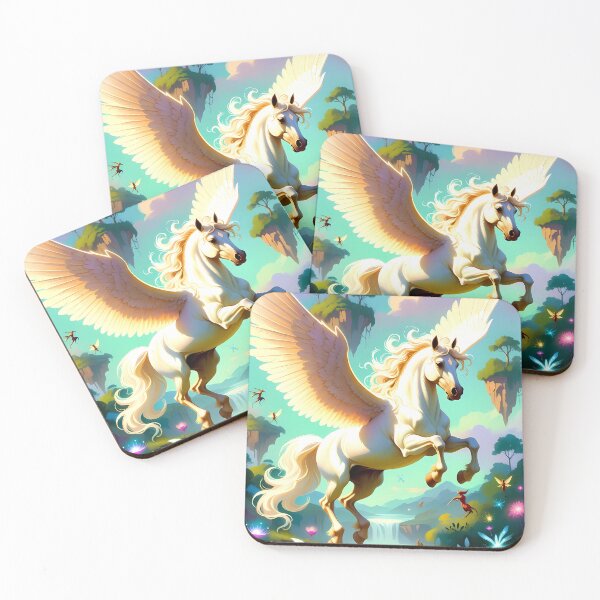 Item preview, Fantasy Art Bright Colorful Horse Motif (image size 7840x11680) designed and sold by Digital-Davinci.