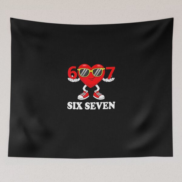 Item preview, Funny Six Seven 67 Meme Valentine Men Women Boys Girls Kids designed and sold by scottygrindz.