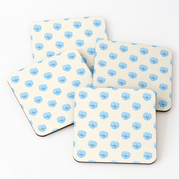 Item preview, Blue Pansy Seamless Floral Pattern designed and sold by Dintheo.
