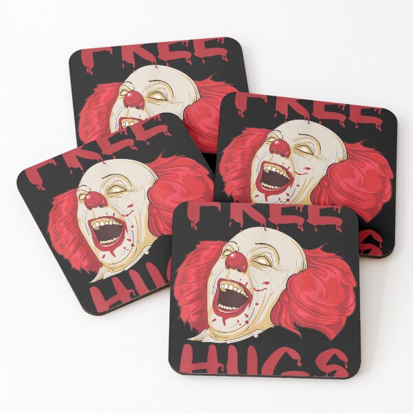 Item preview, Free Hugs Halloween Evil Killer Scary Clown Horror Gift  designed and sold by Husxain.