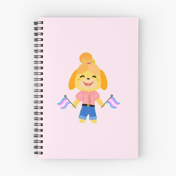 Item preview, Isabelle says "Trans Rights!" designed and sold by Nestled-Studio.