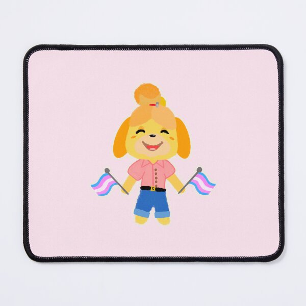 Item preview, Isabelle says "Trans Rights!" designed and sold by Nestled-Studio.