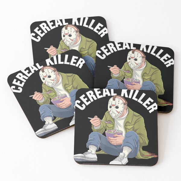 Item preview, Cereal Killer Funny Halloween Horror Movie Masked Man designed and sold by Husxain.