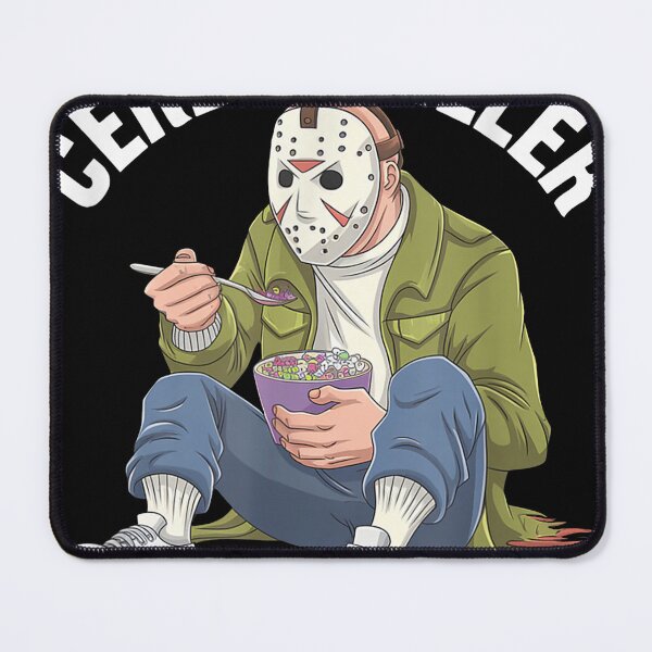 Item preview, Cereal Killer Funny Halloween Horror Movie Masked Man designed and sold by Husxain.