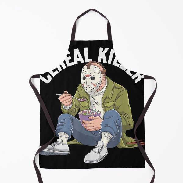 Item preview, Cereal Killer Funny Halloween Horror Movie Masked Man designed and sold by Husxain.