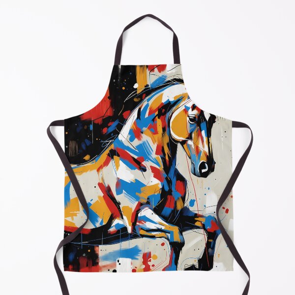 Item preview, Bright Colorful Horse Motif (image size 7840x11680) designed and sold by Digital-Davinci.