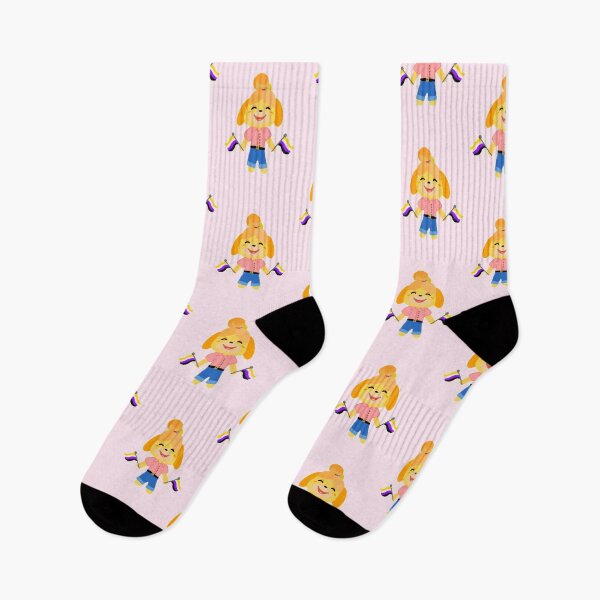 Item preview, Isabelle says "Enby Rights!" designed and sold by Nestled-Studio.