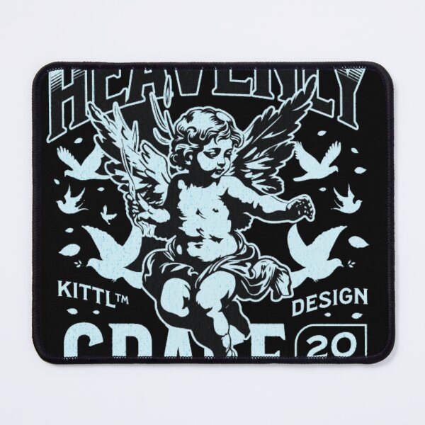 Item preview, Retro Blue Cherub With Doves - Heavenly Grace Graphic designed and sold by GenZFashion000.