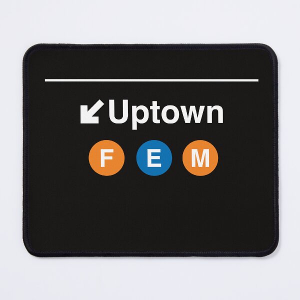 Item preview, Uptown FEM – NYC Subway Pride Design designed and sold by newyorkwala.