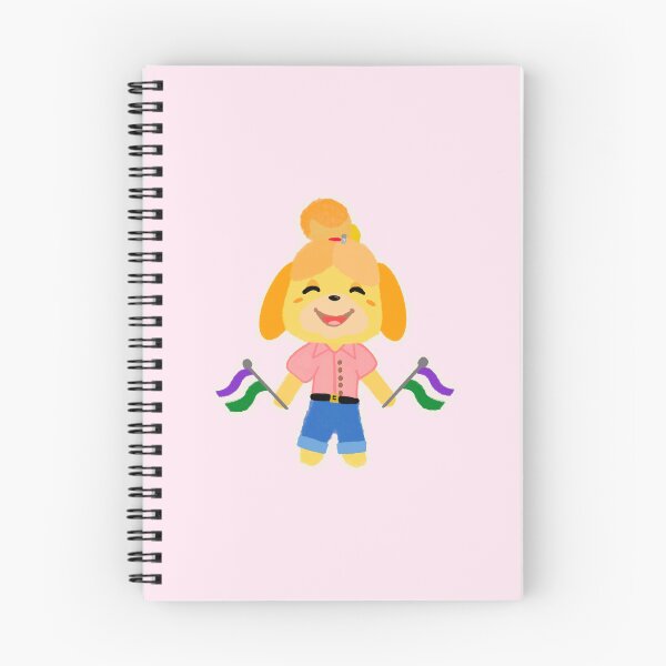 Item preview, Isabelle says "Genderqueer Rights!" designed and sold by Nestled-Studio.